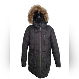 Eddie Bauer Down Insulated Coat Quilted Design